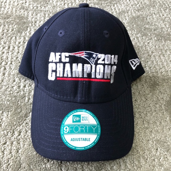 New Era Other - NWOT New Era Patriots 2014 AFC Championship Hat